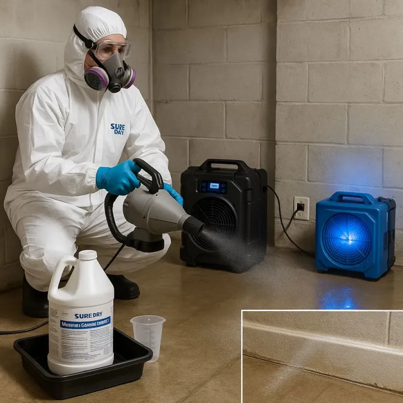 Sanitization and Odor Removal process in Hinton, WV