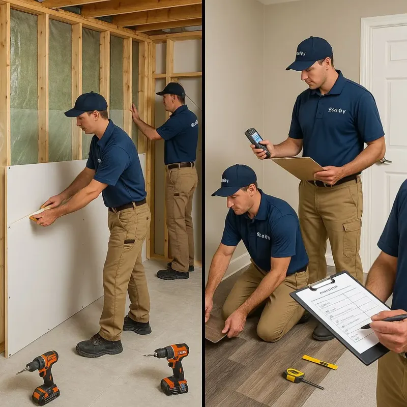 Repairs and Reconstruction process in Hinton, WV